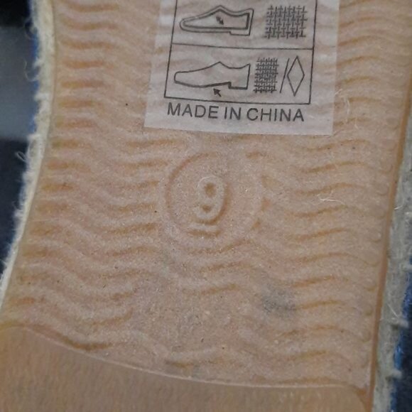 Soludos by Jason Polan Hot Dog Mustard Canvas Espadrille Loafer Size 9 - Picture 8 of 10